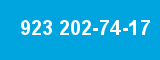 923 202-74-17 923 202-74-17